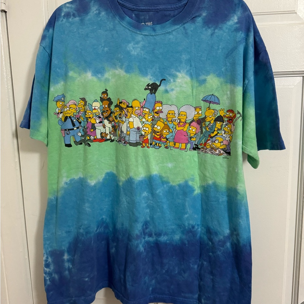 Simpsons Tie-Dye Graphic T-Shirt 90s wear